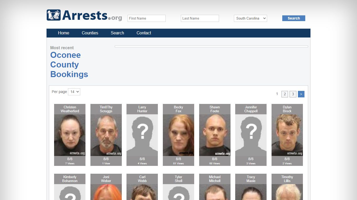 Oconee County Arrests and Inmate Search